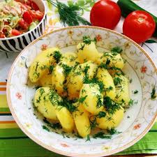 Картофель отварной с зеленью 1/150 гр